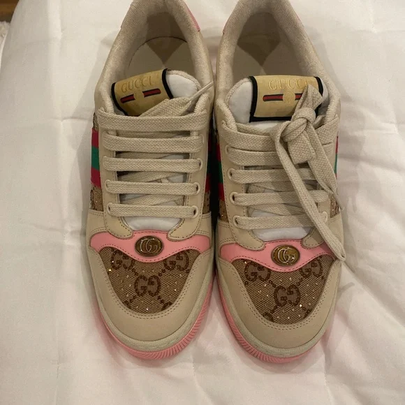 【関税&送料込】Gucci Pink Canvas Sneakers s-l400.jpg